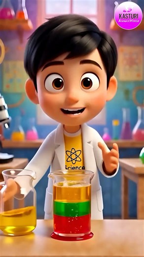 Density Rainbow Experiment 🌈😲 | Amazing Science Trick #shorts #facts #sciencepassion