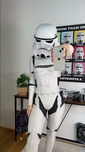 Female stormtrooper 🙈❤️ #trooper #starwars #cosplay #legostarwars