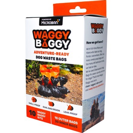Cleanwaste Waggy Baggy Dog Waste Bag Kits - Package of 10 | REI Co-op