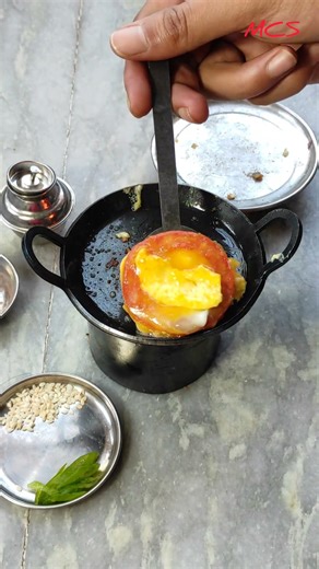 Mini Tomato Omelette ASMR 🍅🍳 | Tiny Food Cooking