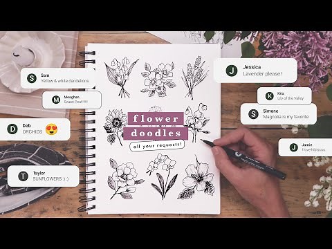 How to Draw All YOUR Favorite Florals