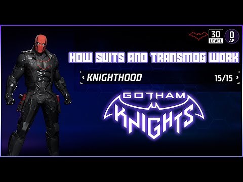 Gotham Knights - How Suits and Transmog Work (And How To Unlock Them)