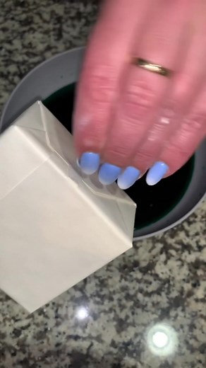 Just dying some broken chalk