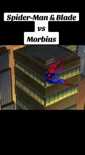 Spider-Man and Blade Confront Morbius in Chase