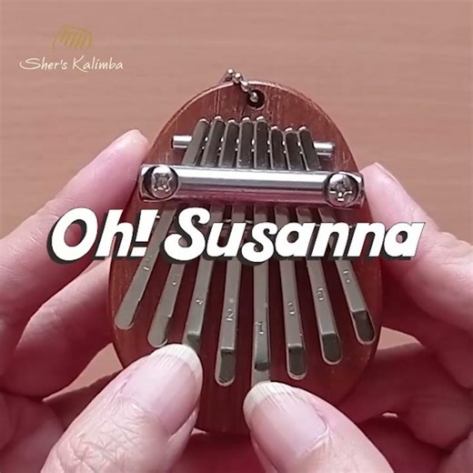 Oh Susanna - 8-keys mini kalimba cover
