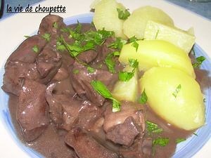 Recette de coeur de porc au vin rouge savoureuse