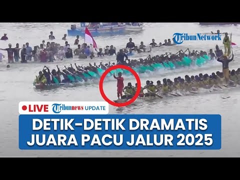 Detik-detik Penentuan Juara Pacu Jalur Kuansing 2025! Tim Bintang Emas Cahaya Intan 2023 Pemenangnya