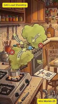 Gas Ki Load Shedding | Gas bar bar Kyn jati Hai #muslim #karachi #karachiproblems #islamiccartoon