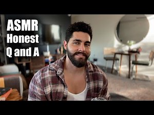 ASMR Brutally Honest Q and A 😬 Male Whispers For Sleep