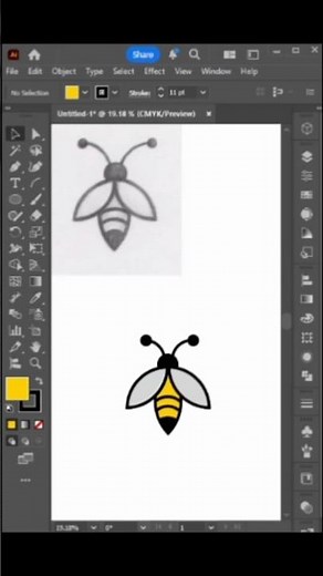 abstract design in adobe illustrator #illustratortips #abstractdesign