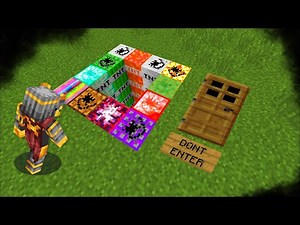 Minecraft DON'T GO INSIDE THIS SECRET TNT HOLE MOD / STAY AWAY FROM THE EXPLOSIVES !! Minecraft Mods