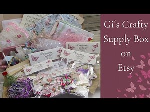 Gi´s Crafty Supply Box on Etsy - 1 extra added Today