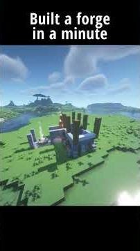 Forge in Minecraft!😉 #minecraft #minecraftbuilds #foryou #minecrafttutorial