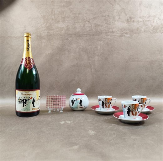 Vintage Maxim’s Paris Coffee Set With Sugar Bowl – Iconic French Restaurant Tableware - Etsy