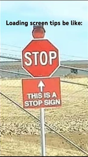 Loading screen tips be like