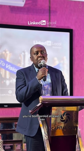 Linking Nairobi on Instagram: "In whatever stage of life, career, or business you are in, influence is unavoidable. Along the way, people we respect and look up to will always have strong opinions about what we should do, how we should act, and who we should become. At LinkedIn Local Nairobi, Mugo Kibati shared a timely reflection on personal vision and discernment. He challenged us to neither accept everything we are told nor discard it all, but to thoughtfully choose what aligns with our value