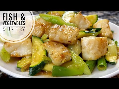 Fish And Vegetables Stir Fry | Quick, Easy And Healthy Cod Fillet Stir Fry Recipe