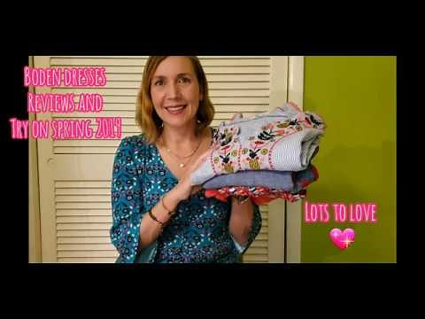 Boden Dresses Spring/Summer 2019... Reviews and Tryons!!!