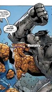 The Thing Mentality Part 1 #thething #bengrimm #marvel