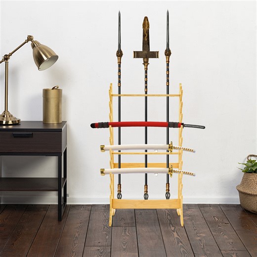 Watch Katana Sword Stand Installation Display on Amazon Live