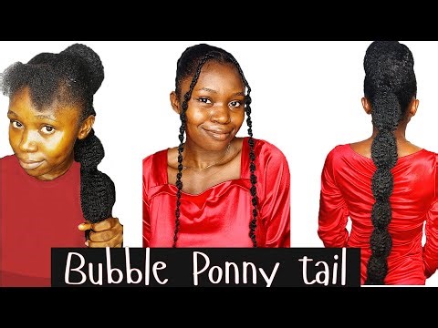 THIS BUBBLE PONYTAIL WILL TAKE YOU ONLY 20MINS TO MAKE