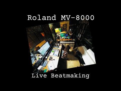 Roland MV-8000 live beatmaking