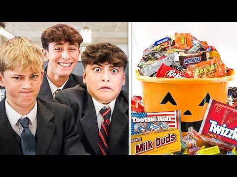 British Highschoolers try American Halloween Candy