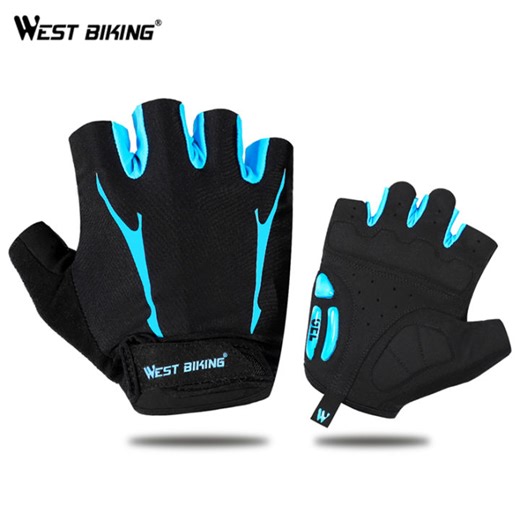 WEST BIKING Half Finger Cycling Gloves Anti Slip Breathable MTB Road Bicycle Gloves Men Women Outdoor Sports Bike Cycling Gloves | Lazada PH