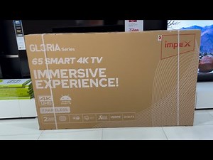 MASSIVE 65" 4K BEAST! 🎮 Unboxing Impex Android TV: Cinematic Gaming & Movies at Home!