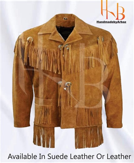 Native American Buckskin Western Shirt, Traditional Suede Leather Shirt Fringes, Mens 1980s Rockabilly Jacket, Liberty Sioux Leather Shirt - Etsy