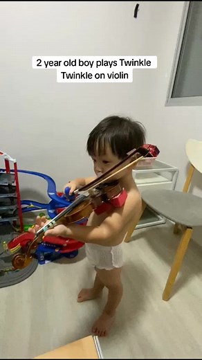 Amazing 2-Year-Old Violin Prodigy's Captivating Performance