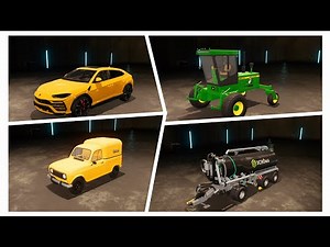 FS22 NEW MODS: Lamborghini Urus, Renault 4L, Massey Ferguson 8700S & MORE - FARMING SIMULATOR 22