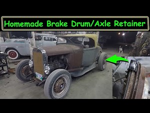 Banjo Rear End Brake Drum/Axle Retainer for the Ford model A roadster