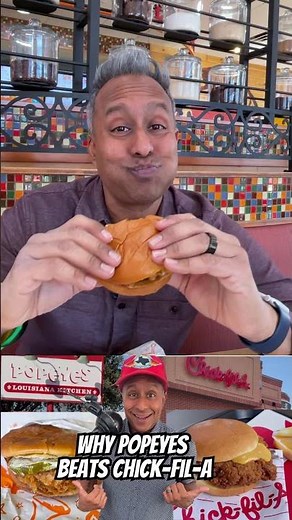 Popeyes vs Chick-fil-A - I PICK POPEYES #popeyes #chickfila #fastfood