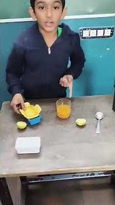 science experiment #std2 #naksh patel#lemon#water