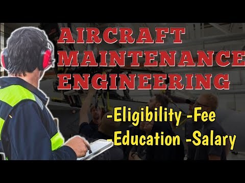 HOW TO BECOME AN AIRCRAFT MAINTENANCE ENGINEER |AME| Eligibility|Fee|Education|Salary All about AME
