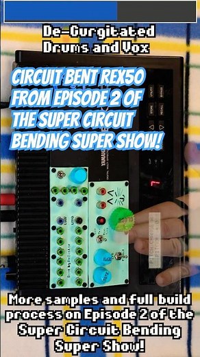 Circuit Bent Yamaha REX50 Demo