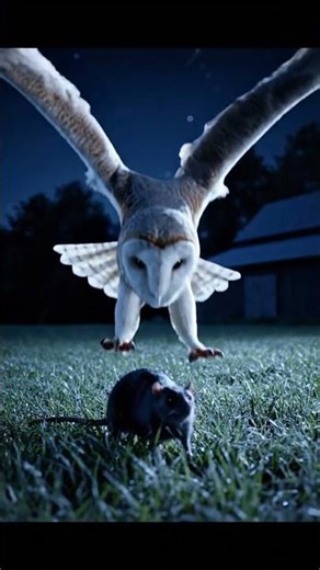 Owl vs Rat 🐀 The Silent Night Hunter Strikes!