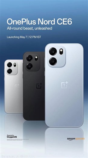 7th May Launch 🔥- Oneplus Nord CE 6। oneplus nord ce 6 unboxing । #shorts #viral