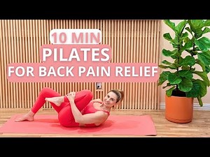 10-Min Pilates for Back Pain Relief: All Exercises Done Lying Down.