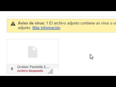 Descargar Archivo con Virus (Bloqueado) de Gmail