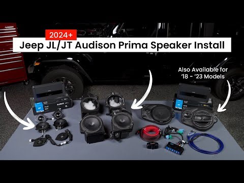 Audison Prima | The Ultimate Plug & Play Speaker Upgrade for 2024+ Jeep Wrangler & Gladiator