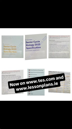 AgBioChem Masters on Instagram: "Science Masters – Now on LessonPlans.ie & TES More Science Masters resources are now available on LessonPlans.ie and TES, including key Higher Level Biology, Chemistry and Agricultural Science exam-focused packs. These are the same trusted resources many of you already use — now available on the platforms your school may already buy from. ✔️ 5th & 6th Year ✔️ Exam-focused ✔️ BIP / CIP / IIS aligned ✔️ Clear explanations, definitions & student-ready layouts 🔗 Lin