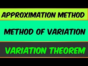 valency / L1 / variation method / method of variation / approximation merhod