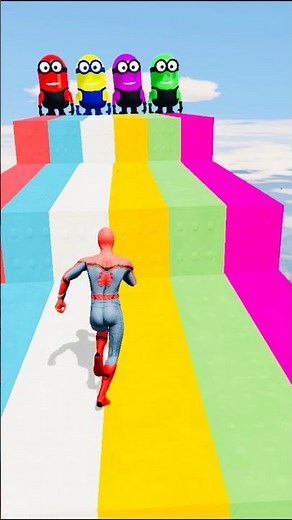 GTA 5 Epic Water Ragdolls Spiderman Jump/Fails Ep 1534 #shorts