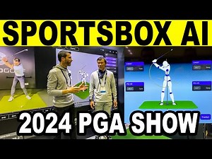 SportsBox AI Golf Swing Analyzer Software & Cameras (2024 PGA SHOW)