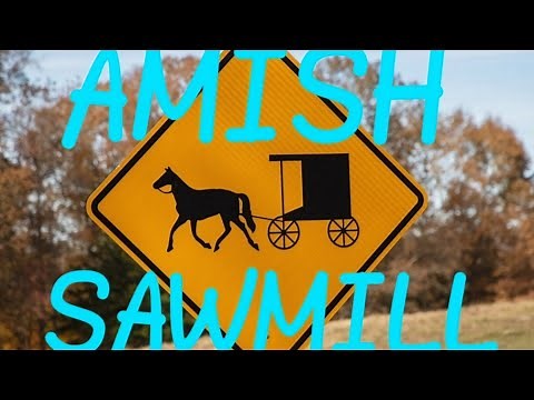 Check out how the Amish Sawmill works