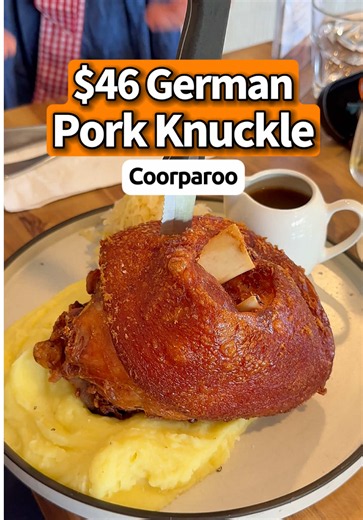 📍Bavarian Sizzle Address ：198 Old Cleveland Rd, Coorparoo QLD Open ：Mon-Sun → 5pm-9pm (Dinner) ：Sat, Sun → 11am-2pm (Lunch) Telephone：(07) 3189 9933 Website ：www.bavariansizzle.com.au –––🇩🇪Menu––– 🔸$46 Pork Knuckle ・German Pork Knuckle on mashed potatoes, sauerkraut and homemade beer gravy ––––––––––––– I built NomNomMap.com so you can find where to eat without endless scrolling. All my videos on one map. See exactly where each venue is and watch the review instantly. No registration, no app