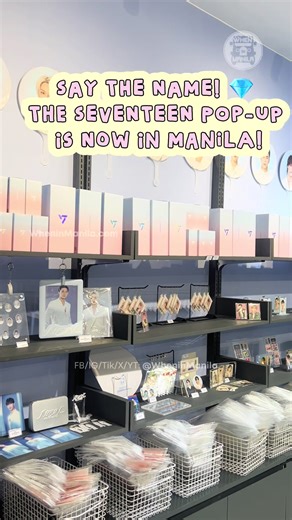 Calling all CARATS! 💎 The SEVENTEEN POP-UP has officially returned to Metro Manila, and the timing couldn’t be more perfect. With the NEW TOUR hitting Manila this weekend, it’s time to gear up, secure those official tour aesthetics, and get into the concert spirit! Whether you’re looking for exclusive merch or just want to soak in the Seventeen energy with the local community, this is your ultimate pre-concert pitstop. 💎 @apopcollections @themallofasiaofficial 🎥: @nikkiviolaa #seventeenpopup 