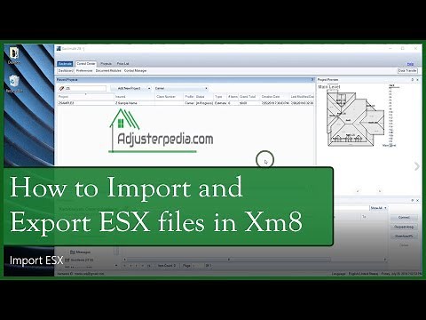 How to Import and Export .esx files in Xactimate